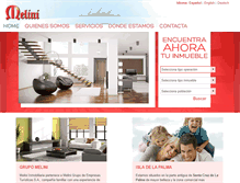 Tablet Screenshot of meliniinmobiliaria.com